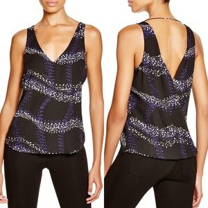 SANCTUARY Black PolkaDot Sleeveless Tank Top Large